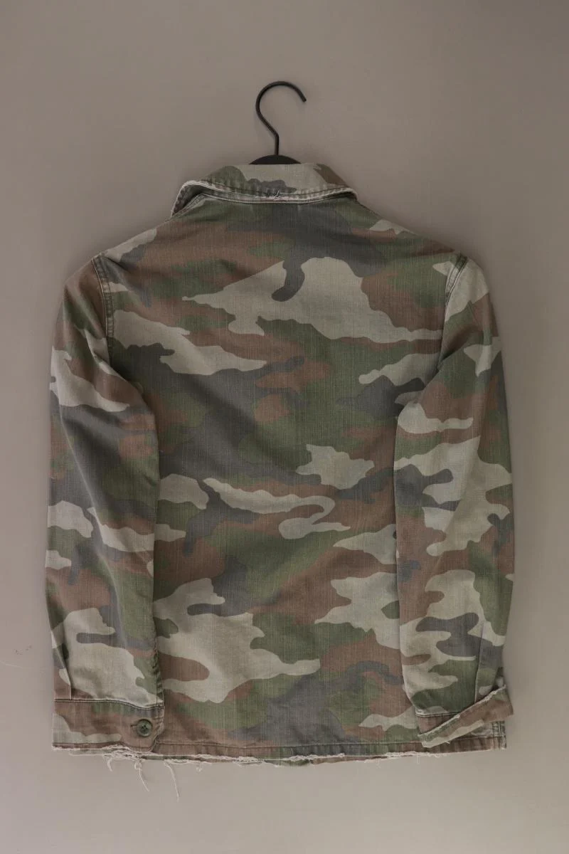 Topshop Camo-Jacke Gr. 34 camouflage olivgrün aus Baumwolle - Image 2