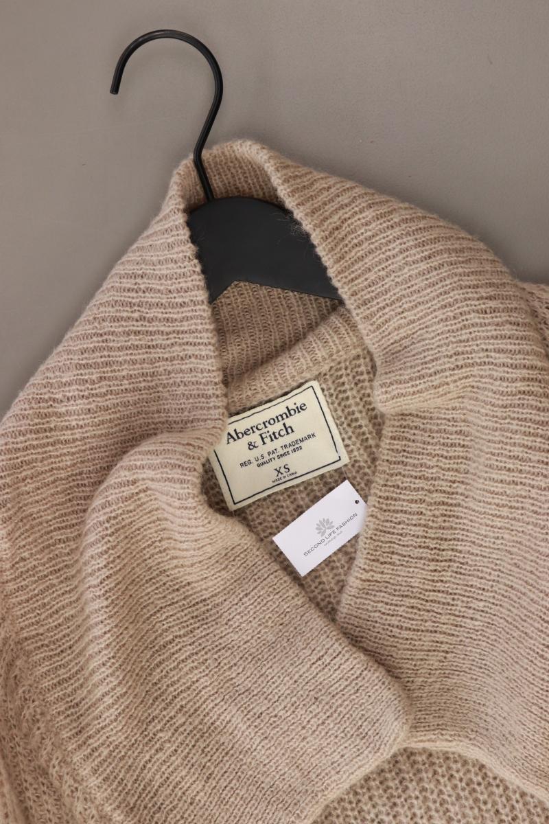 Abercrombie & Fitch Strickjacke Gr. XS Langarm creme aus Nylon - Image 3