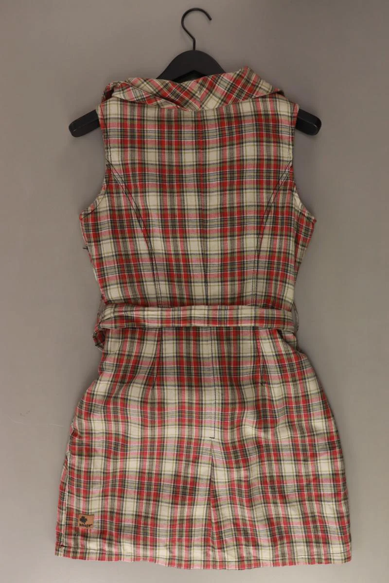 Khujo Midikleid Gr. L kariert Ärmellos rot - Image 2