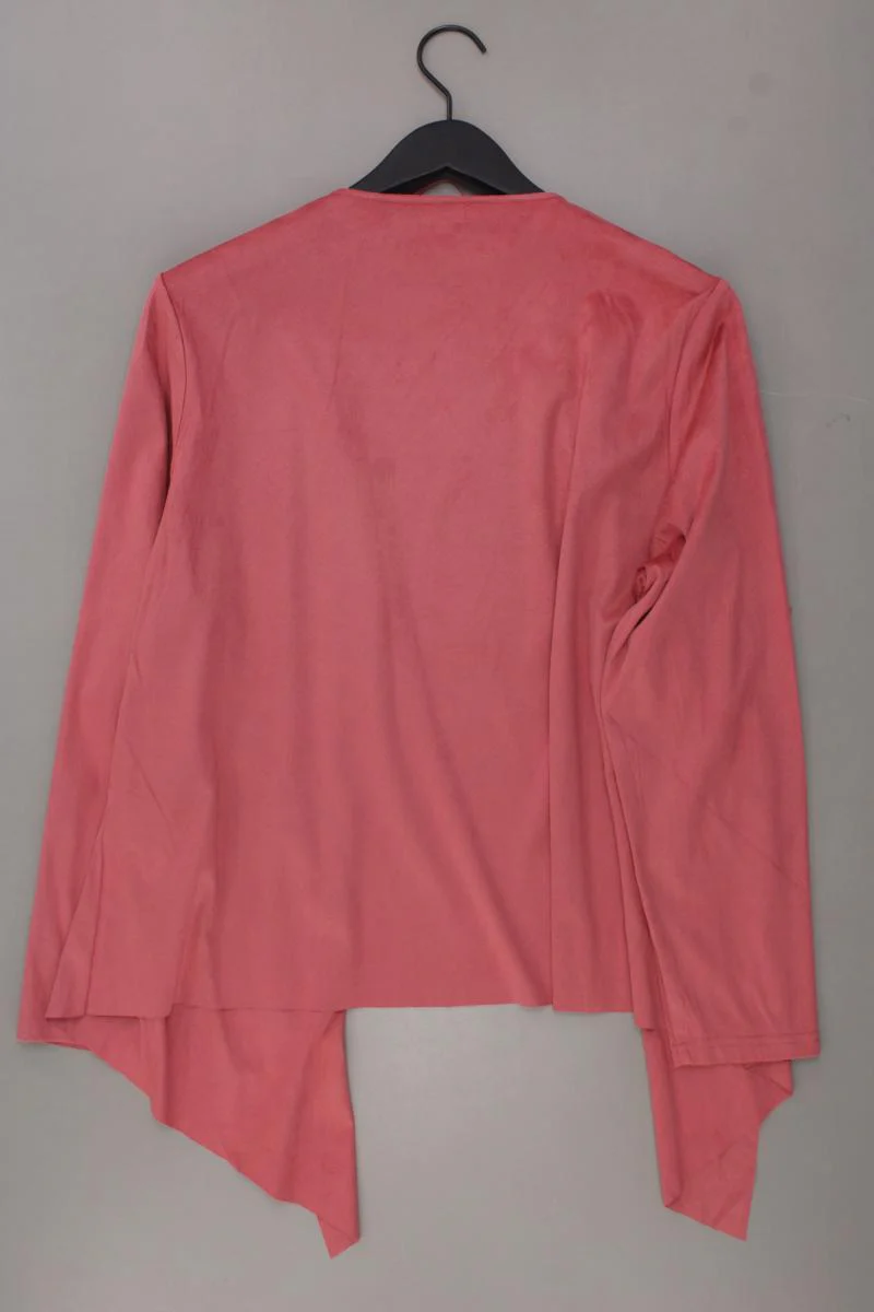 Viventy Cardigan in Wildlederoptik Gr. 46 neuwertig Langarm rosa aus Polyester - Image 3
