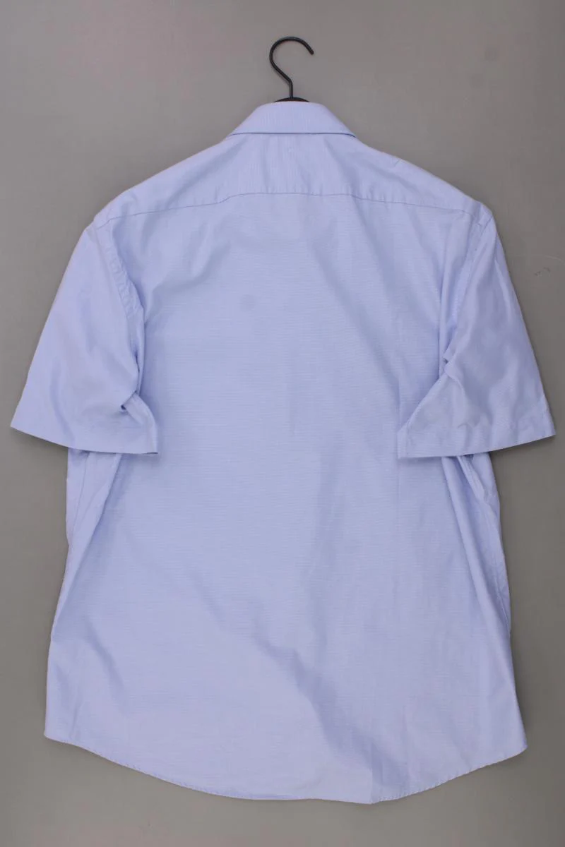 BOSS by Hugo Boss Kurzarmhemd für Herren Gr. Hemdgröße 44 blau aus Baumwolle - Image 3