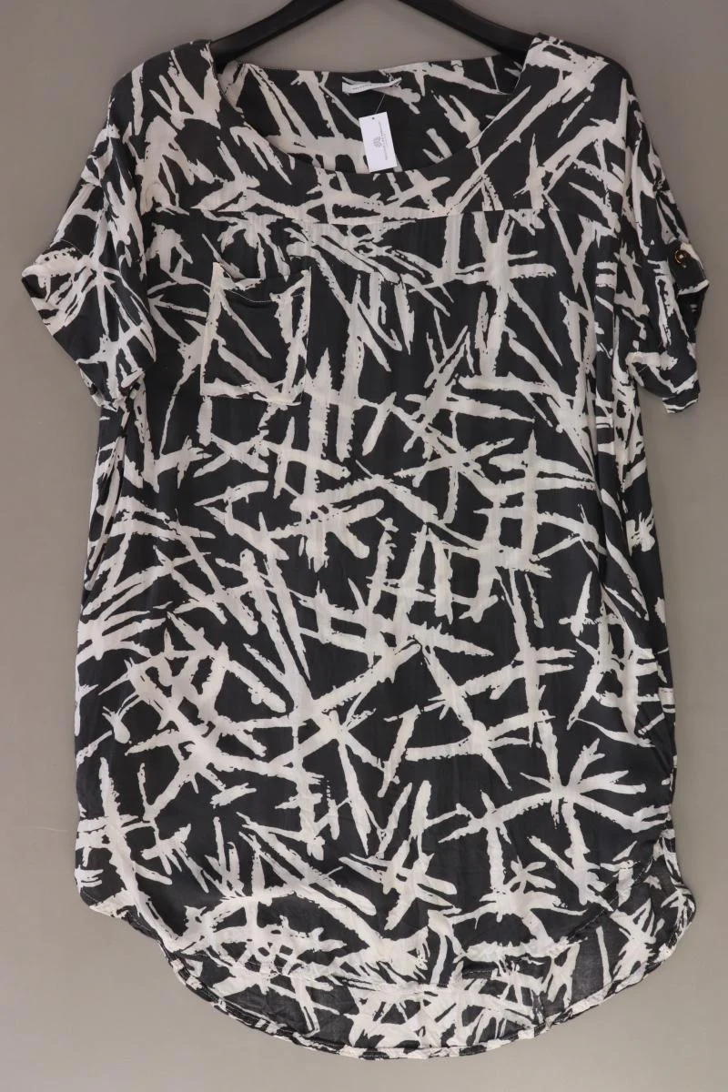 Selected Femme Kurzarmbluse Gr. 38 grau aus Viskose