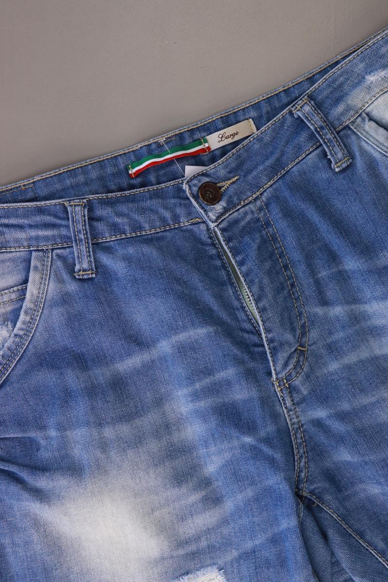 Please Straight Jeans Gr. L blau aus Baumwolle - Image 3