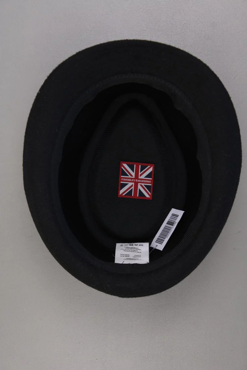 Finshley&Harding Hut Größe S / 55,5cm für Herren schwarz aus Polyester - Image 3