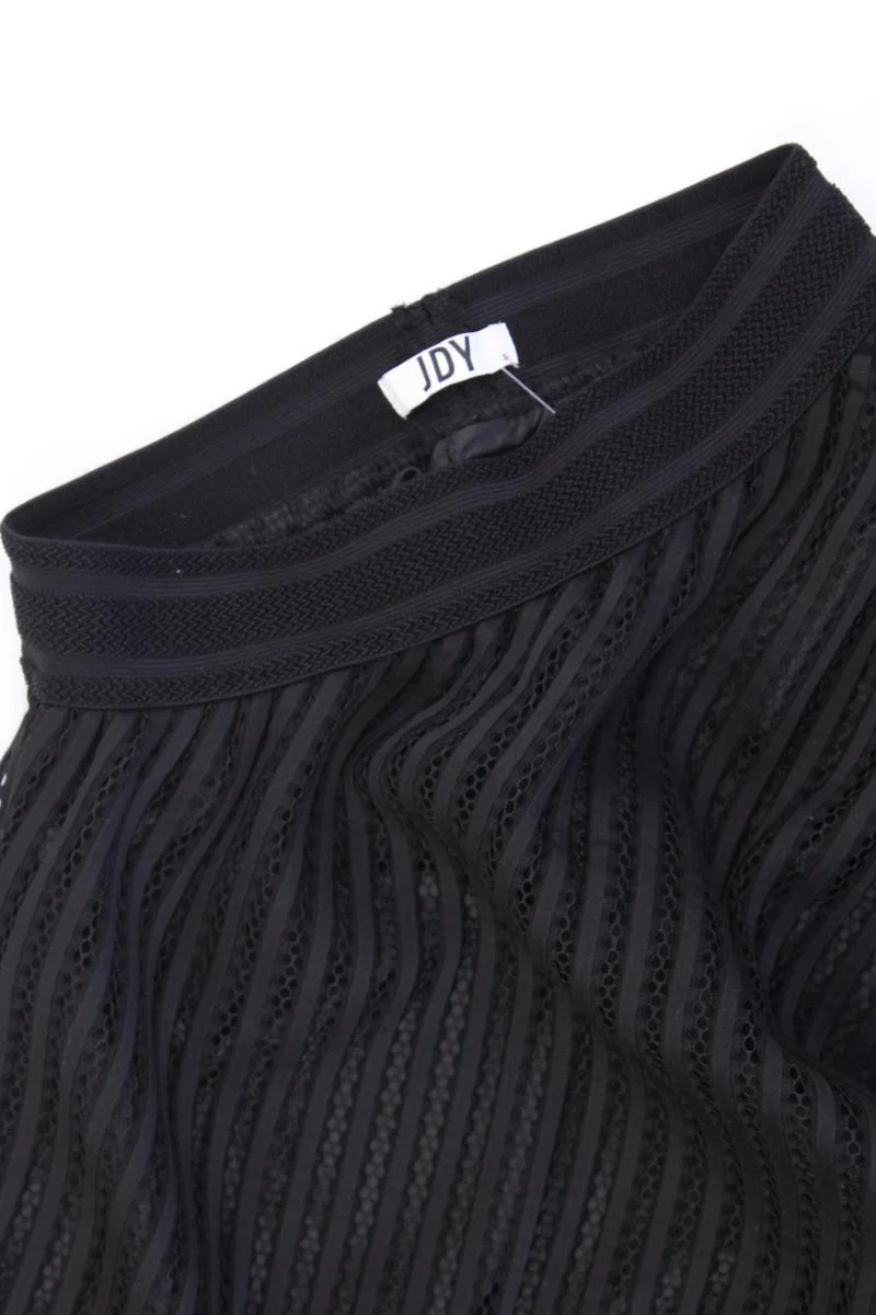 Jacqueline de Yong Stretchrock Gr. 36 schwarz aus Polyester - Image 2