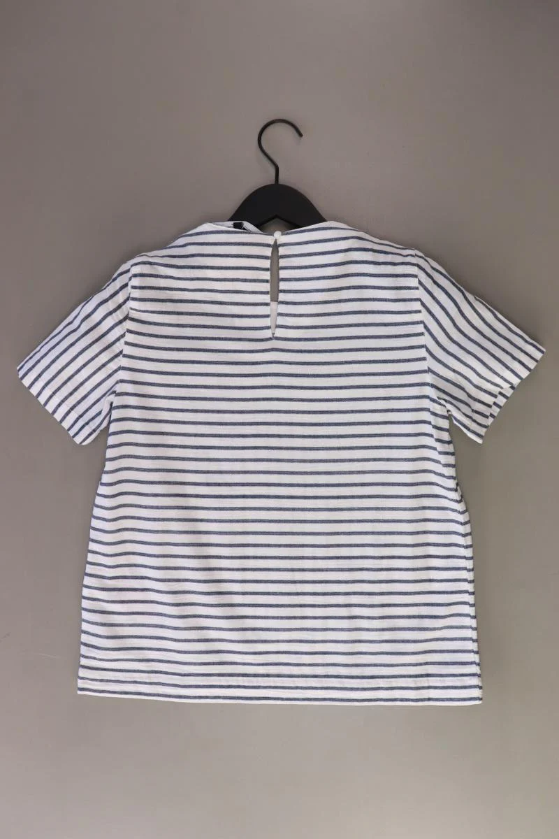 Vero Moda Kurzarmbluse Gr. S gestreift weiß aus Baumwolle - Image 2