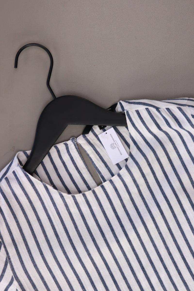 Vero Moda Kurzarmbluse Gr. S gestreift weiß aus Baumwolle - Image 3