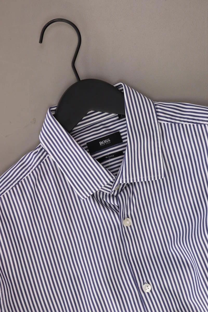 BOSS by Hugo Boss Langarmhemd für Herren Gr. Hemdgröße 40 gestreift blau - Image 3