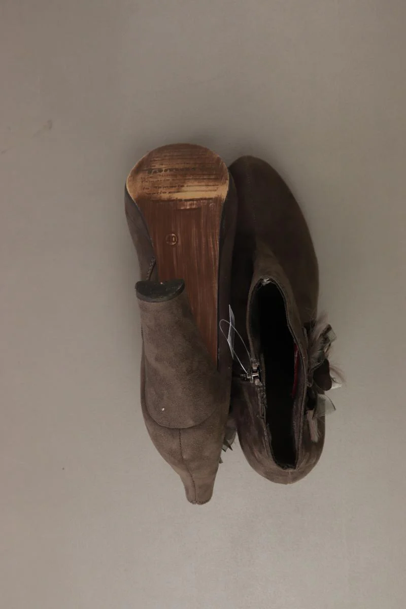 Tamaris Stiefeletten Gr. 40 grau aus Leder - Image 4