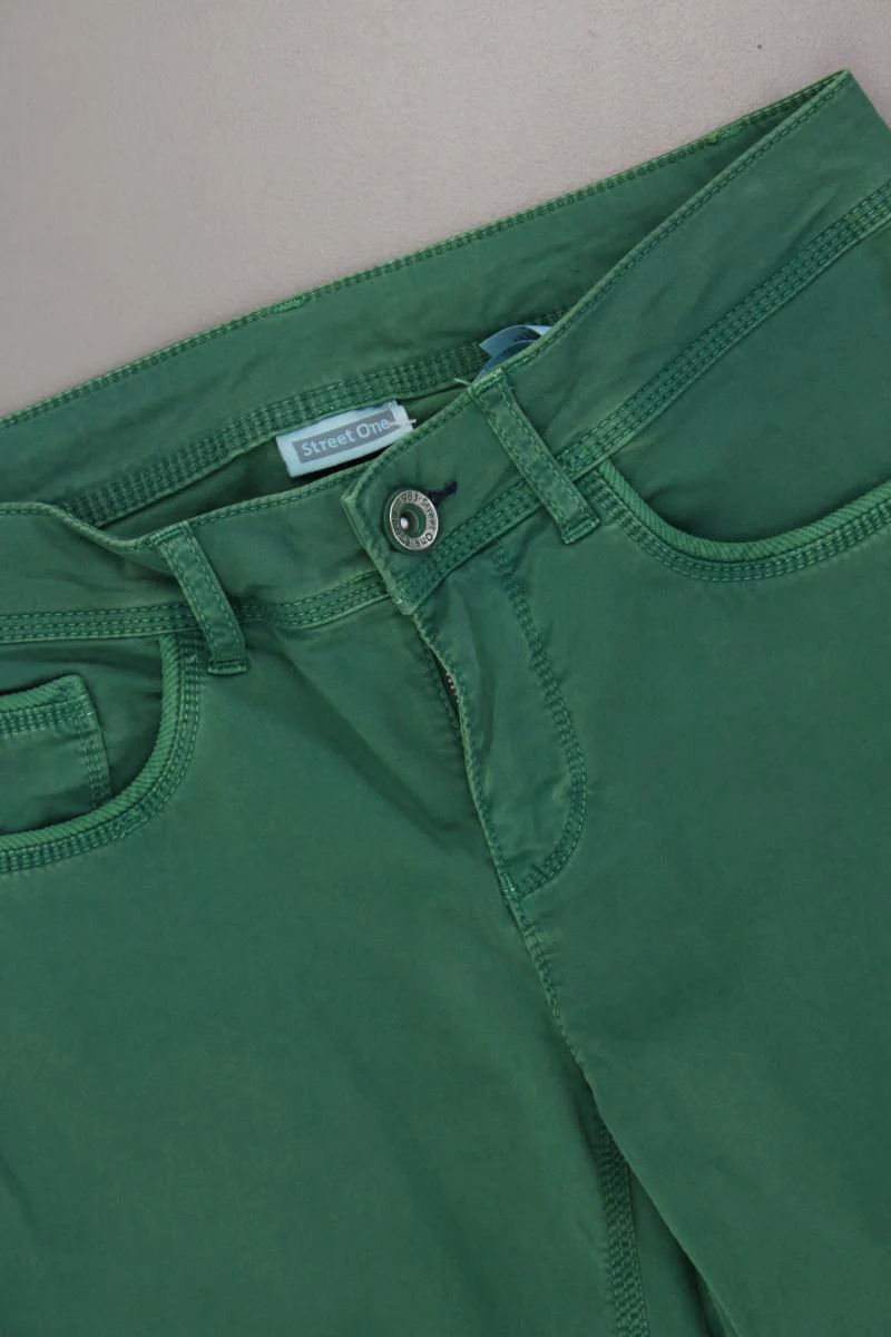 Street One Five-Pocket-Hose Gr. 36/L32 grün aus Baumwolle - Image 2