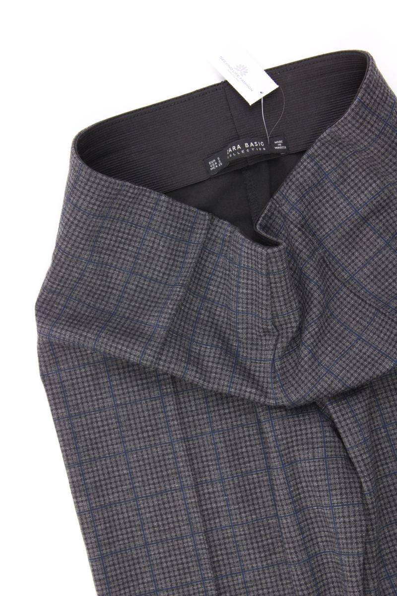 Zara Stretchhose Gr. S kariert grau aus Polyester - Image 2