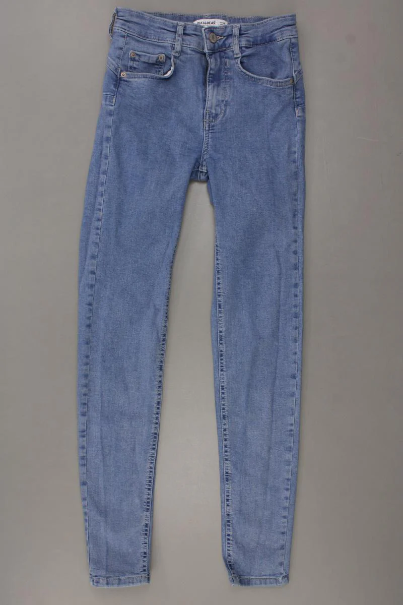 Pull&Bear Skinny Jeans Gr. 34 blau