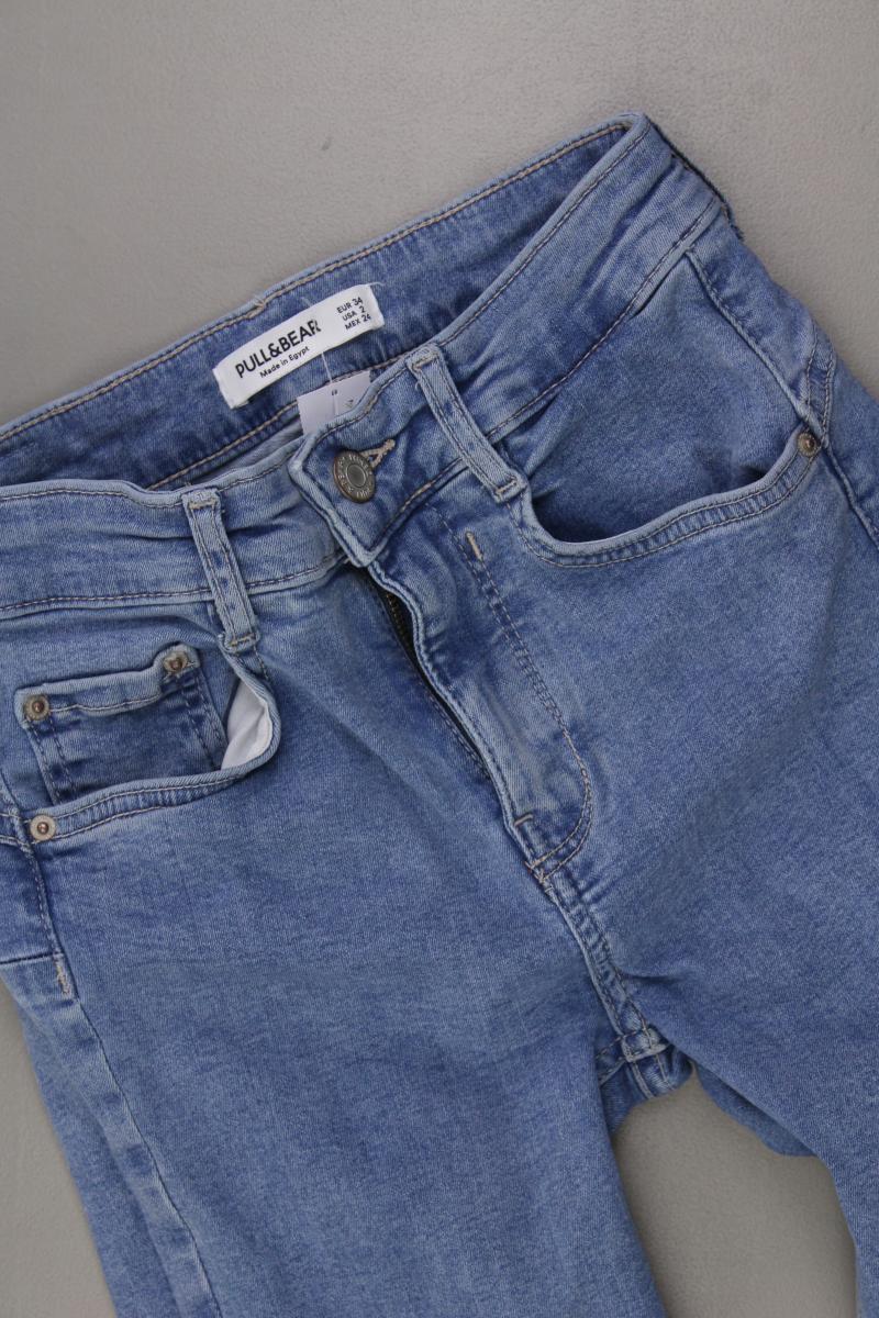 Pull&Bear Skinny Jeans Gr. 34 blau - Image 2