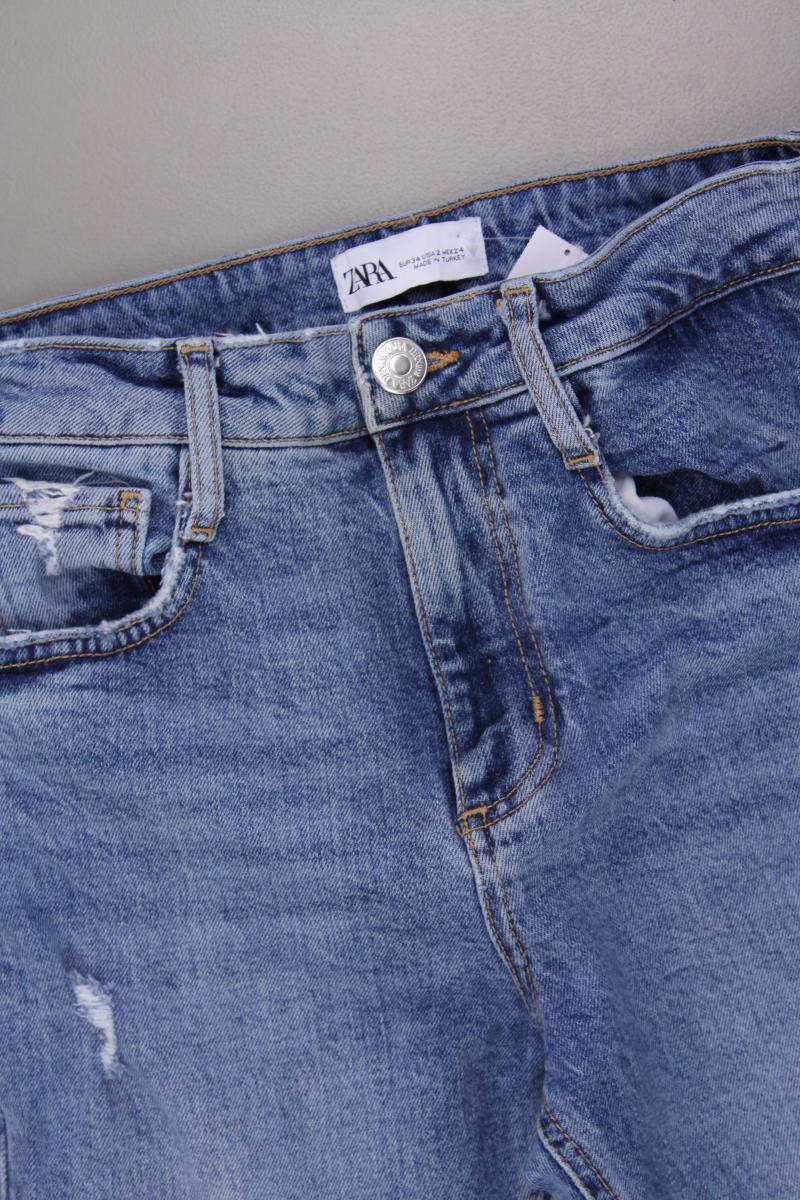 Zara Straight Jeans Gr. 34 blau aus Baumwolle - Image 2