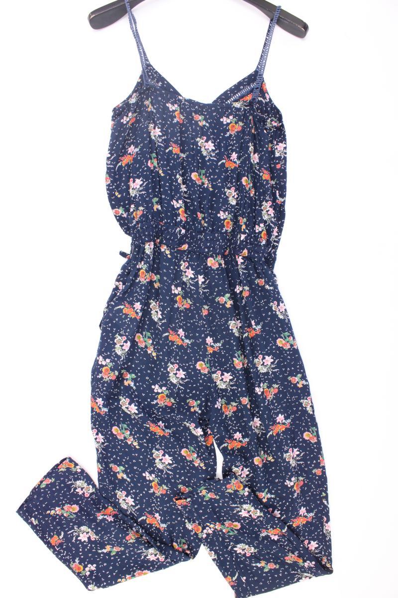 DESIRES Langer Jumpsuit Gr. S mit Blumenmuster blau aus Viskose - Image 3