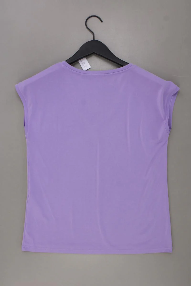 Vero Moda Shirt mit V-Ausschnitt Gr. XS neuwertig Kurzarm lila aus Modal - Image 3