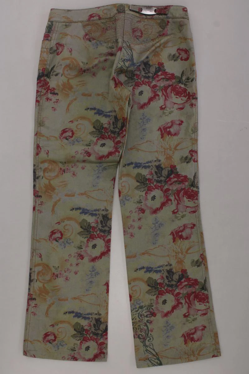 Hugo Boss Hose Gr. 38 mit Blumenmuster olivgrün aus Baumwolle - Image 3
