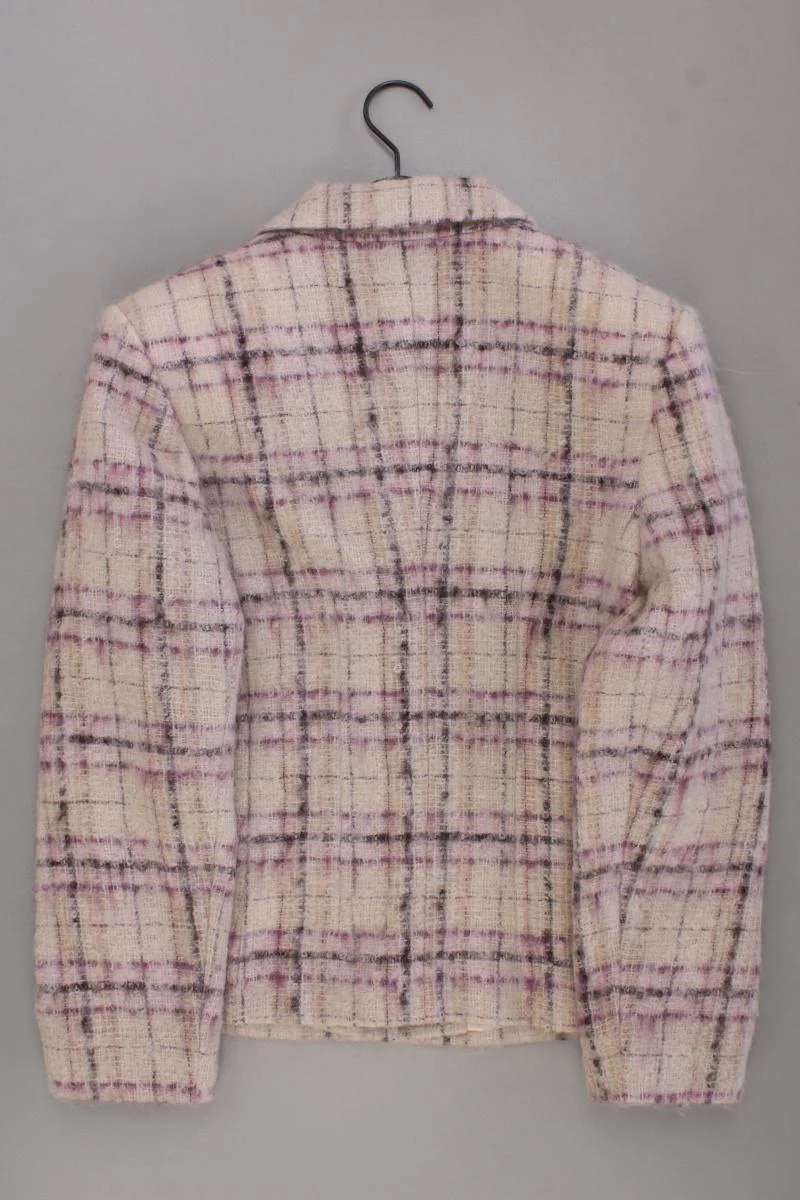 Laurèl Classic Blazer Gr. 42 kariert creme aus Mohair - Image 3