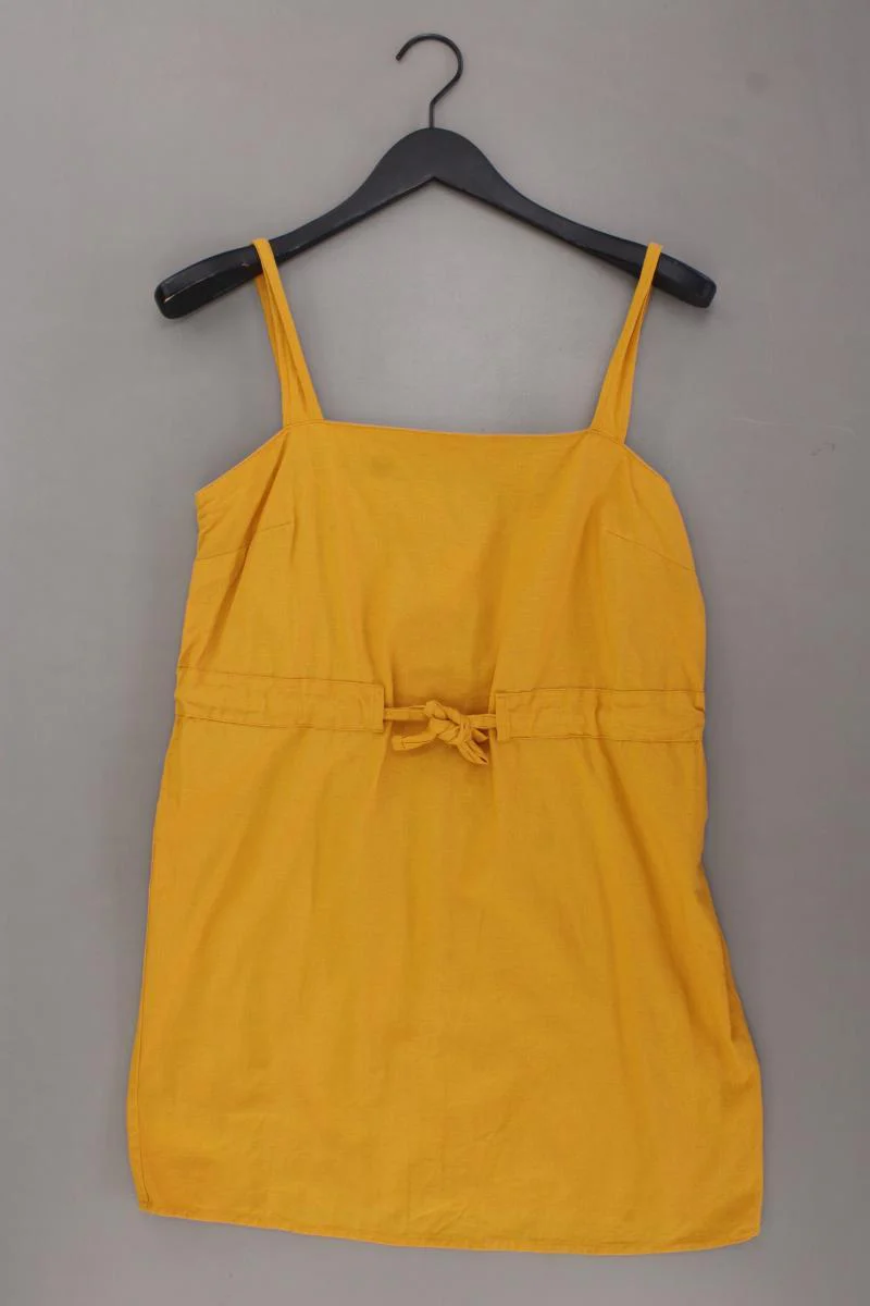 Asos Trägerkleid Gr. 38 gelb aus Baumwolle