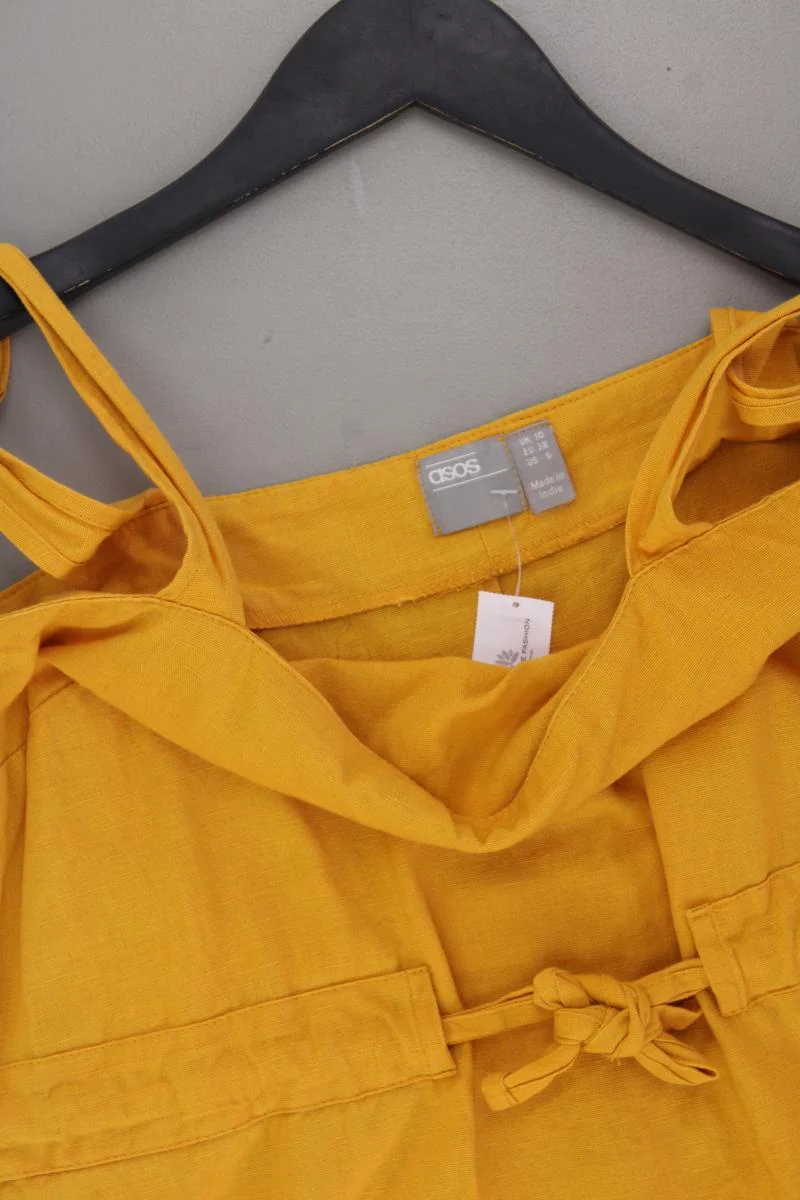 Asos Trägerkleid Gr. 38 gelb aus Baumwolle - Image 2