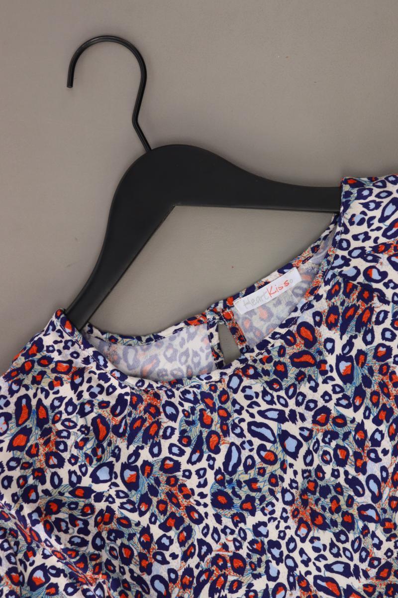 Heartkiss Bluse Gr. S mit Tierdruck Langarm blau aus Viskose - Image 3