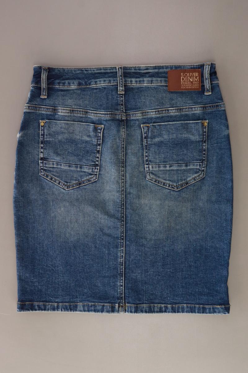 s.Oliver Jeansrock Gr. 36 blau aus Baumwolle - Image 2