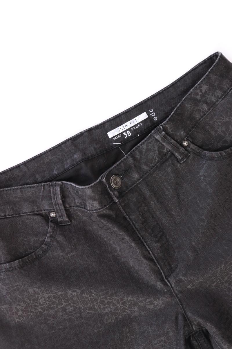 edc by Esprit Straight Jeans Gr. Kurzgröße 38 schwarz aus Baumwolle - Image 3