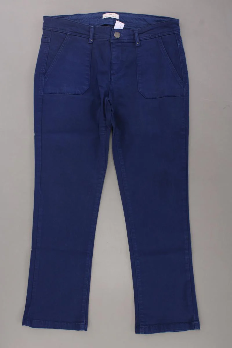 Esprit Hose Gr. 38/L28 blau aus Baumwolle