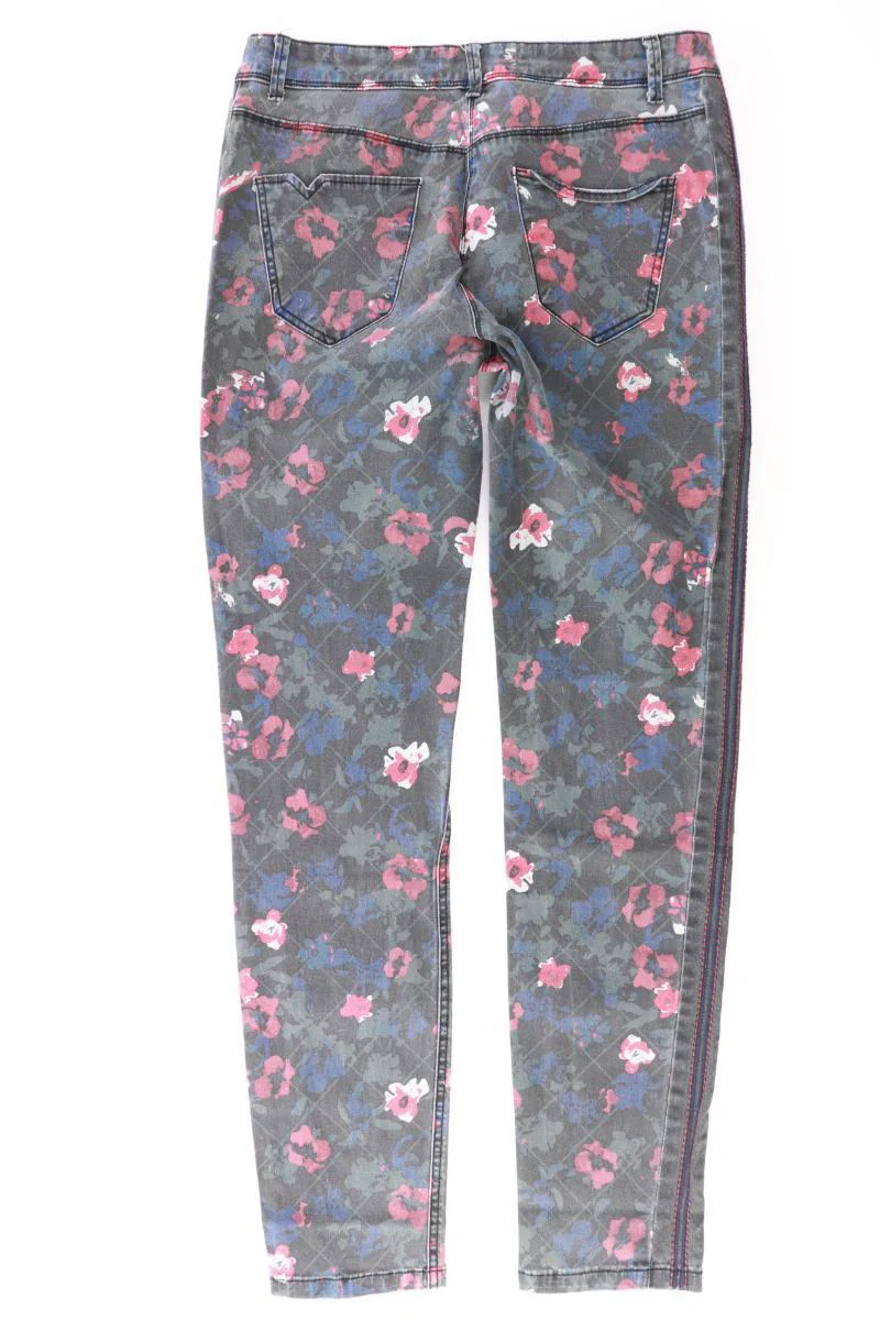 Cecil Skinny Jeans Gr. W30 mit Blumenmuster grau aus Baumwolle - Image 2