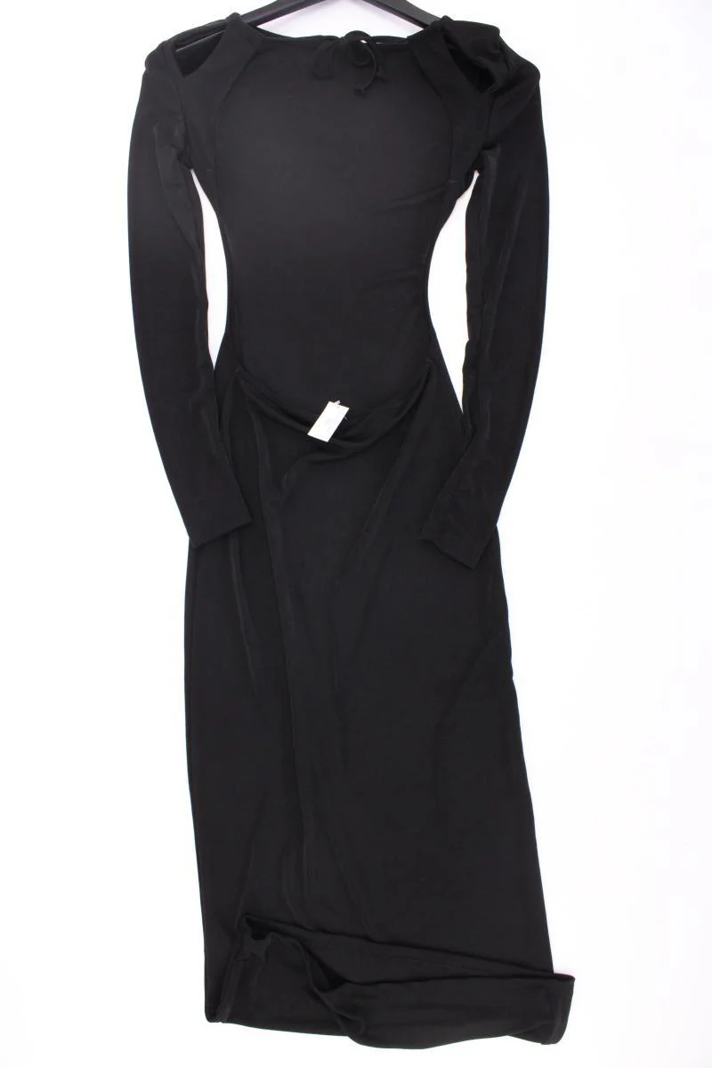 Trendyol Abendkleid mit großem Rückenausschnitt Gr. 34 Langarm schwarz - Image 3