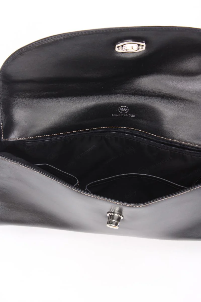 Salamander Henkeltasche schwarz aus Leder - Image 3