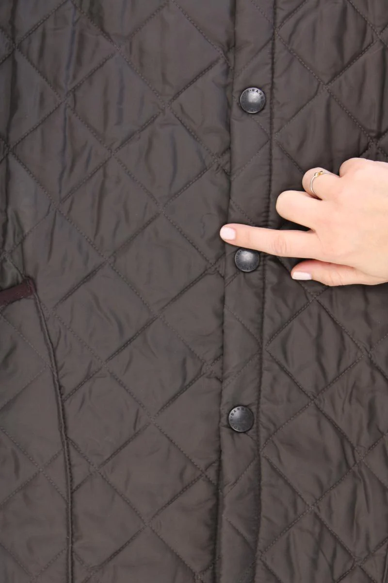 Barbour Steppjacke Modell Liddesdale Jacket für Herren Gr. XL braun aus Nylon - Image 2