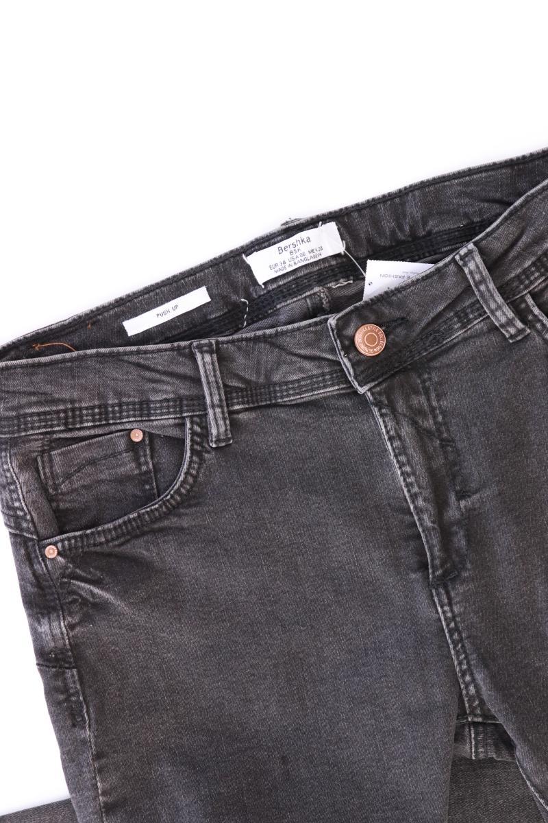 Bershka Skinny Jeans Gr. 38 grau aus Baumwolle - Image 3