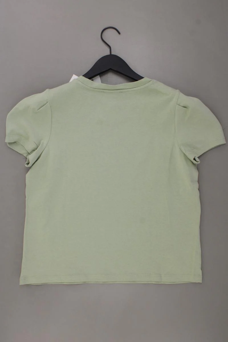 Zara T-Shirt Gr. L neu mit Etikett Kurzarm grün aus Baumwolle - Image 3