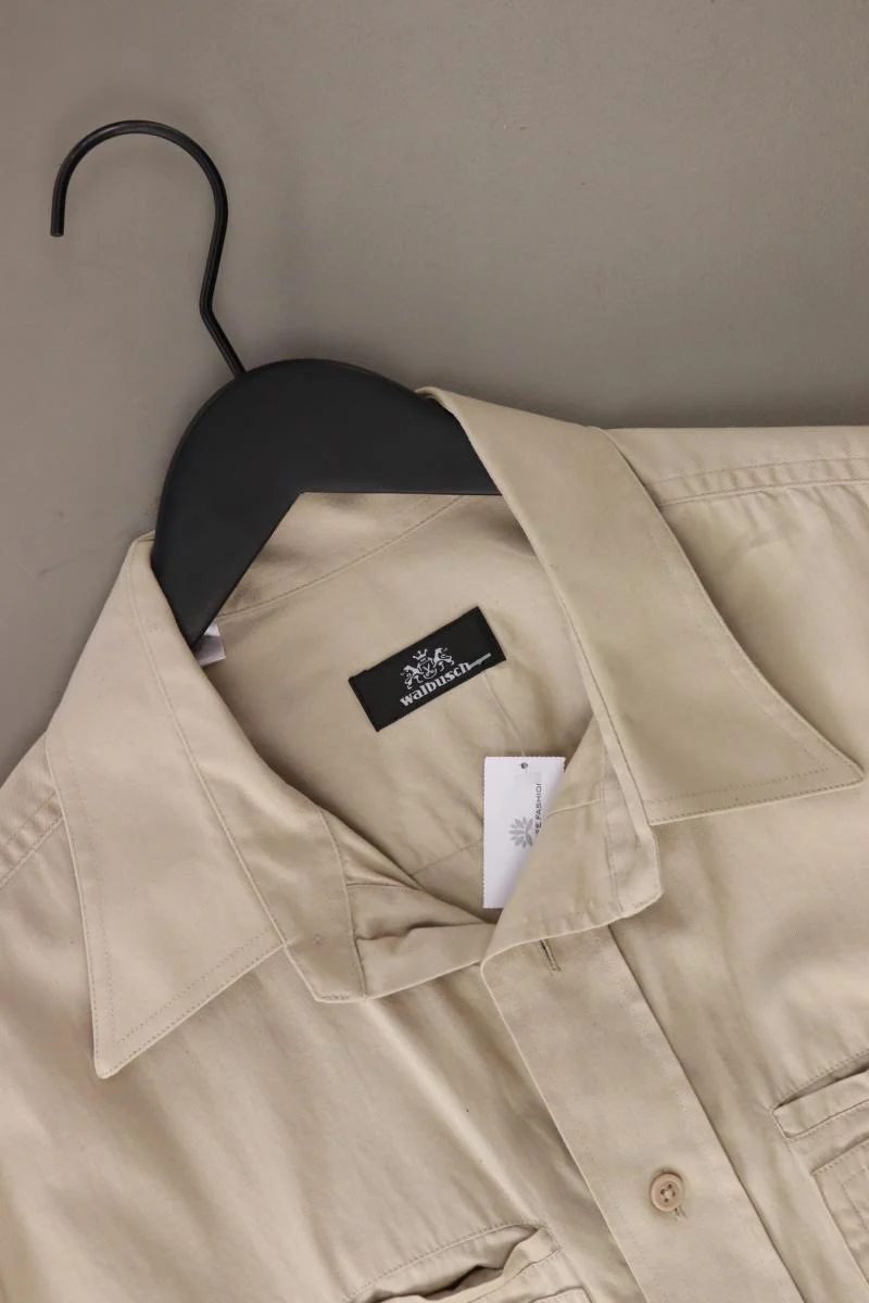 Walbusch Langarmhemd für Herren Gr. Hemdgröße 41/42 creme aus Baumwolle - Image 3