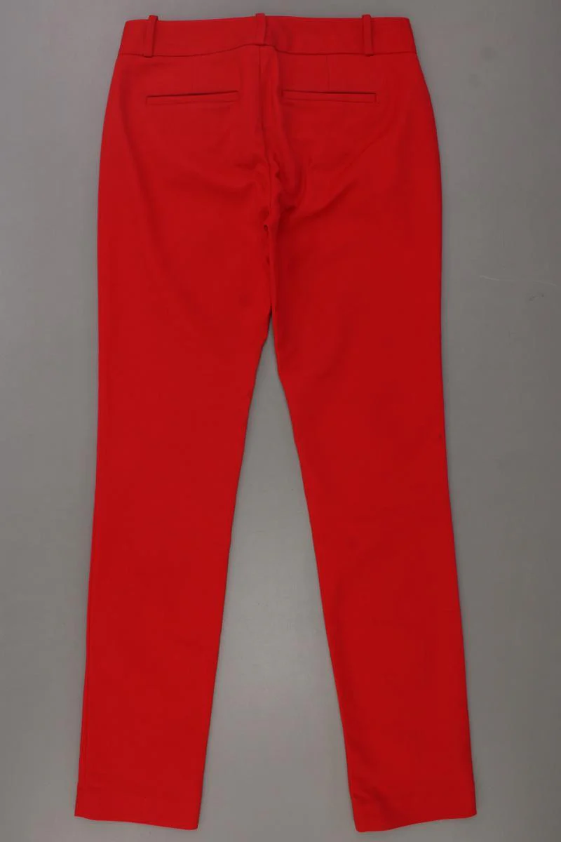 Calvin Klein Stoffhose Gr. UK 0 (XS) rot aus Baumwolle - Image 3