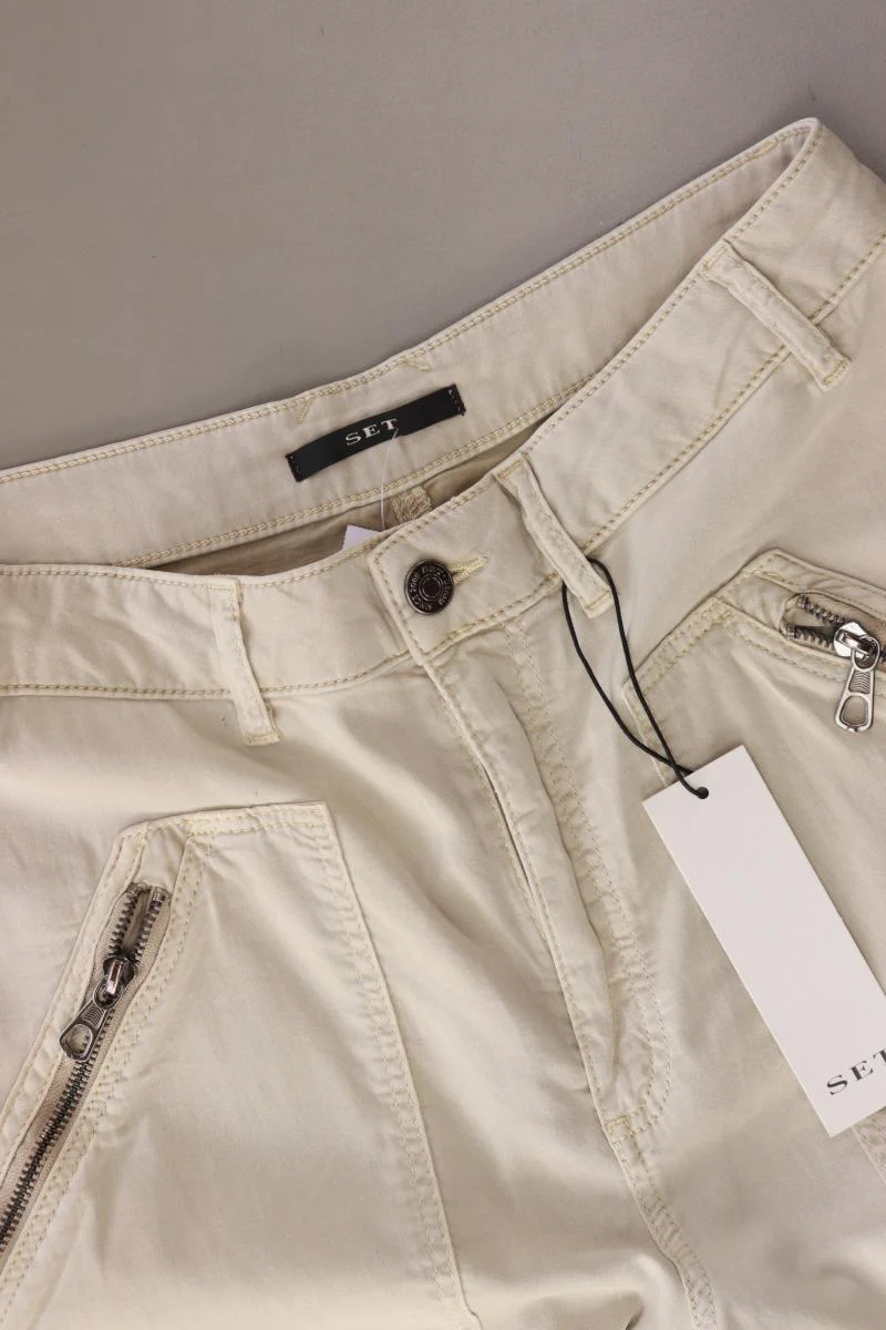 Set Hose Gr. 38 neu mit Etikett Neupreis: 149,0€! creme aus Lyocell - Image 3