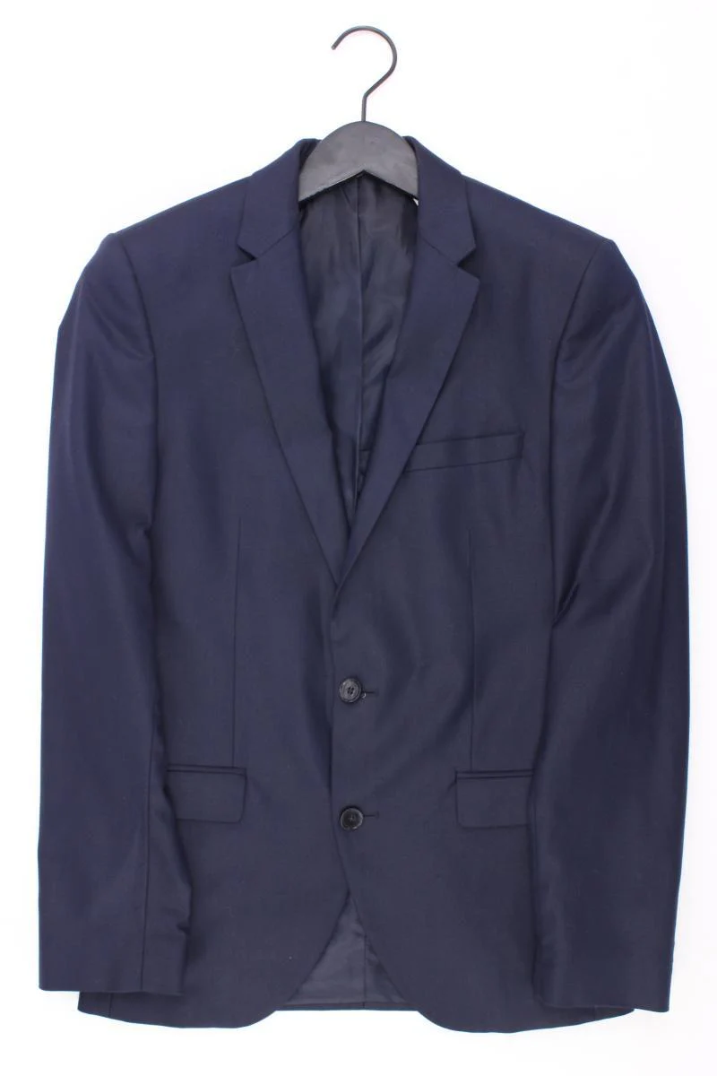 Selected Homme Longsakko für Herren Gr. 44 blau aus Polyester