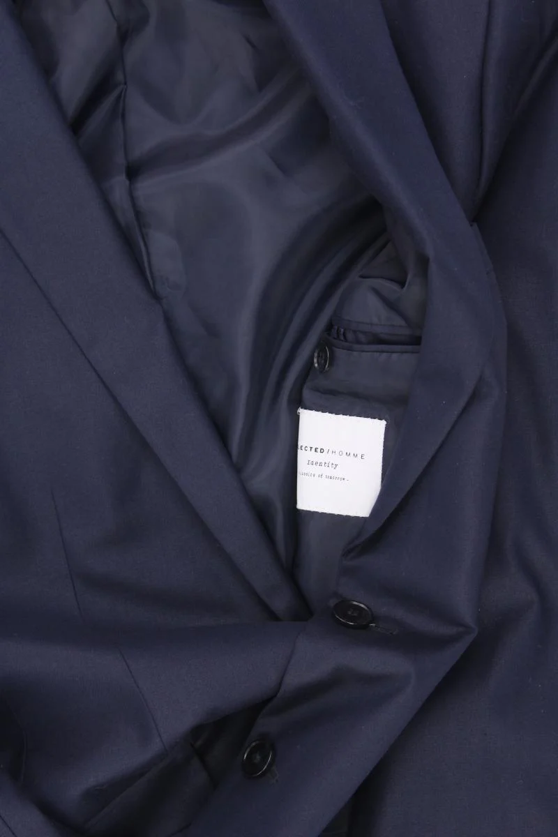 Selected Homme Longsakko für Herren Gr. 44 blau aus Polyester - Image 2