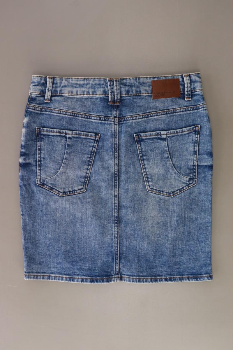 s.Oliver Jeansrock Gr. 36 blau aus Baumwolle - Image 2
