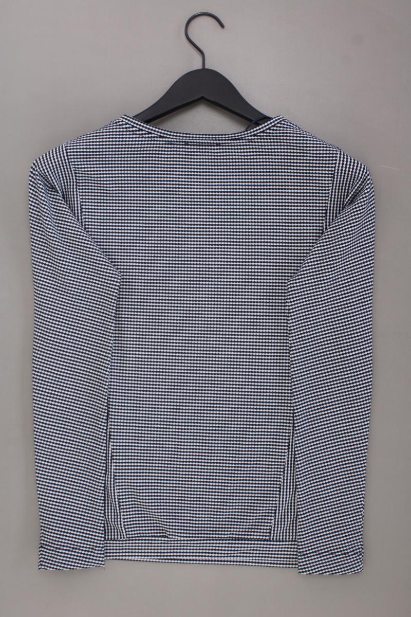 Street One Longsleeve-Shirt Gr. 34 geometrisches Muster Langarm blau aus Viskose - Image 3