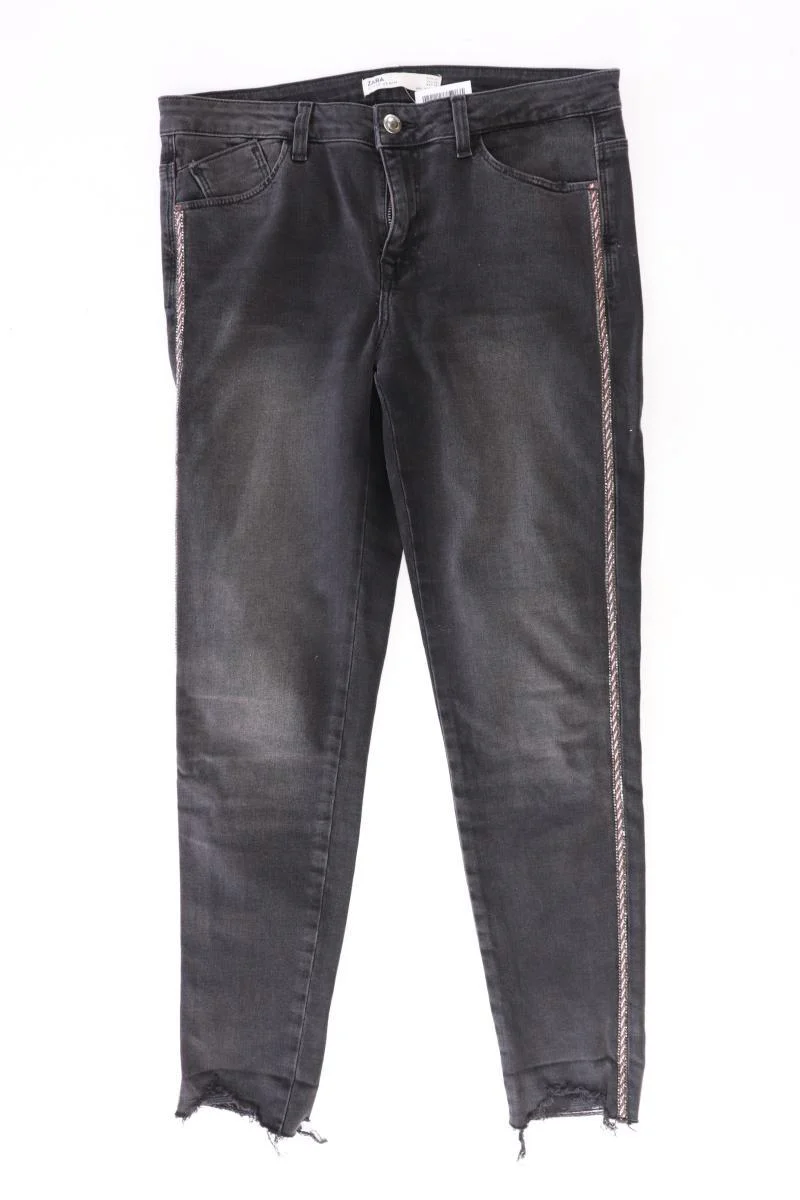 Zara Skinny Jeans Gr. 38 grau aus Baumwolle