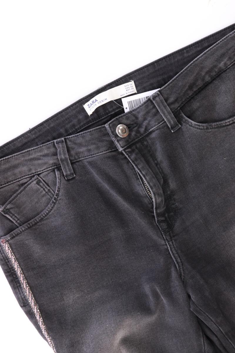 Zara Skinny Jeans Gr. 38 grau aus Baumwolle - Image 3