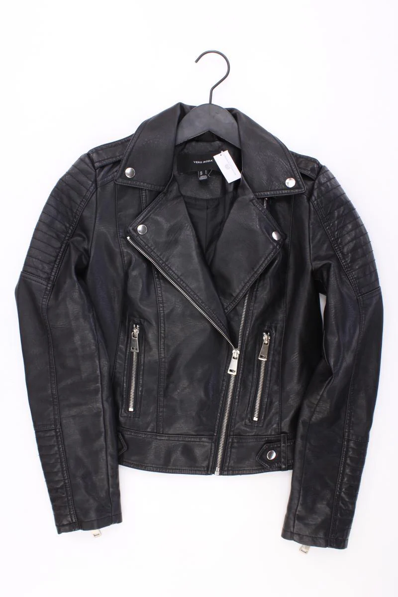 Vero Moda Bikerjacke Gr. S schwarz aus Polyester