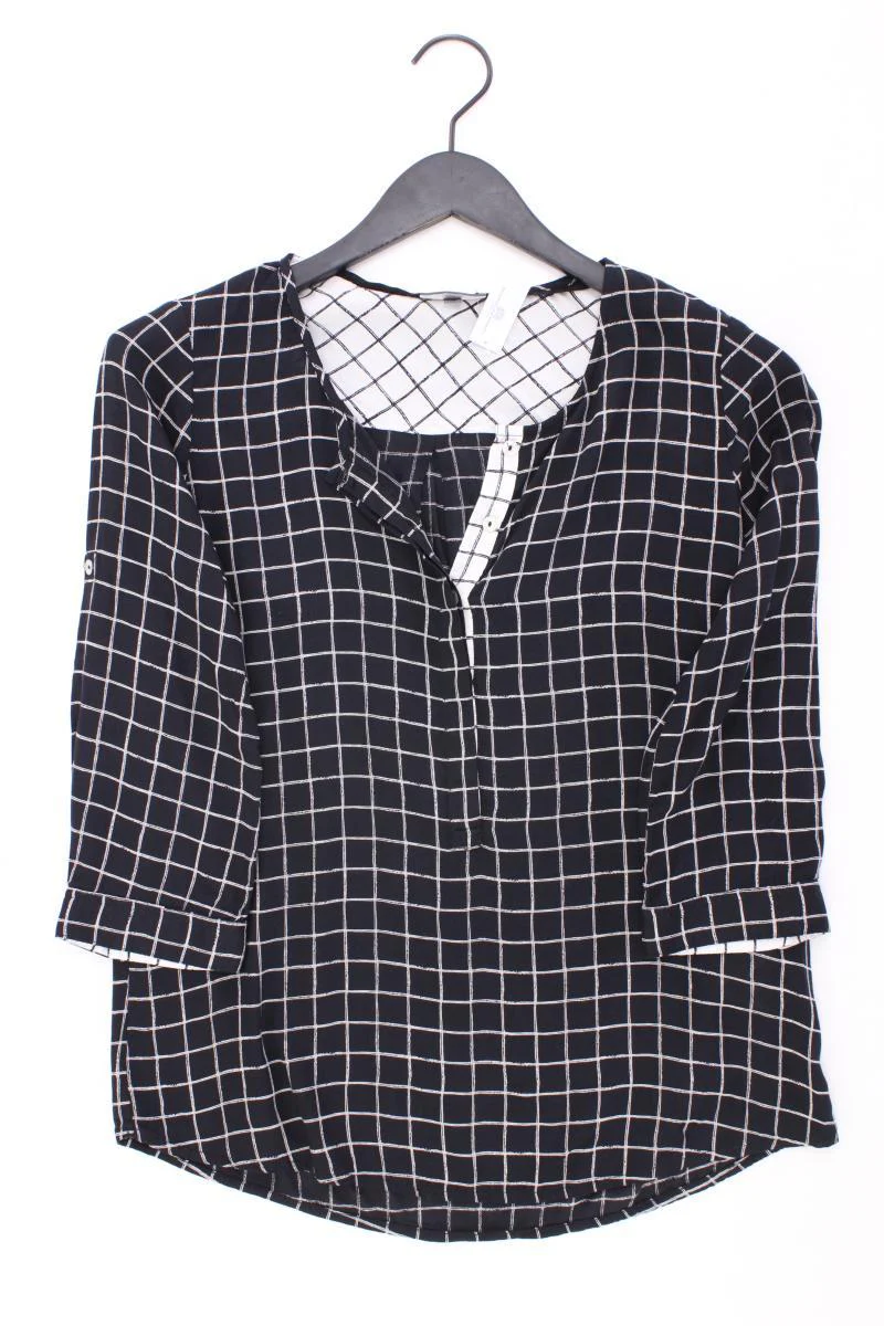 Street One Classic Bluse Gr. 36 3/4 Ärmel schwarz aus Modal