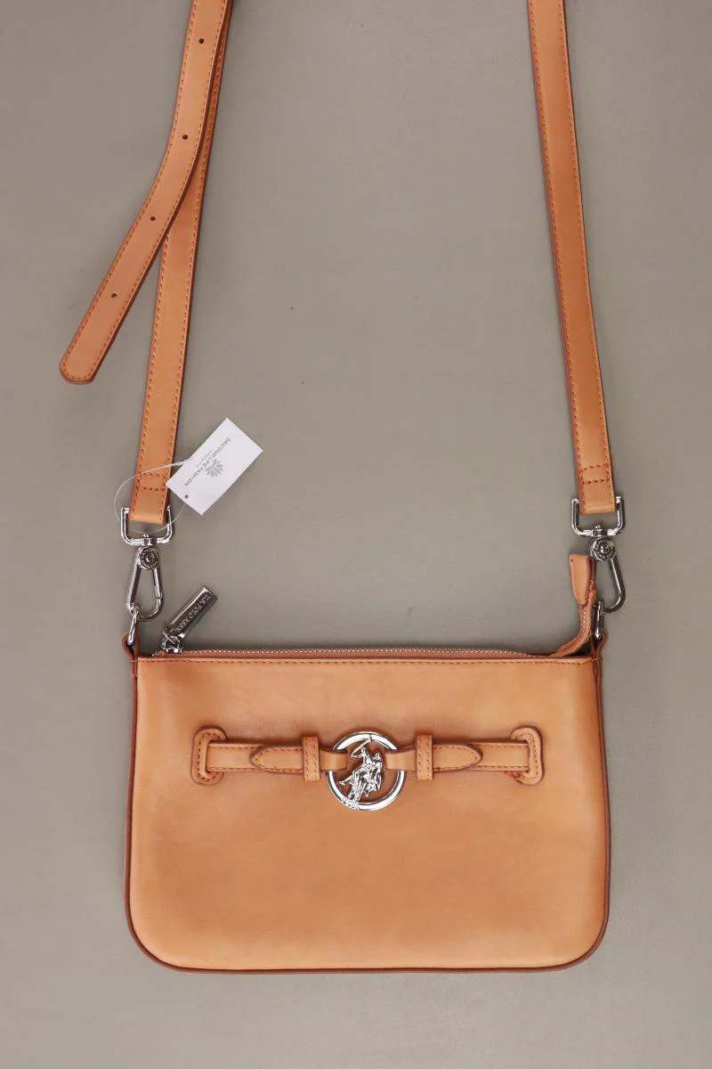 U.S. Polo Assn Umhängetasche braun aus Kunstleder