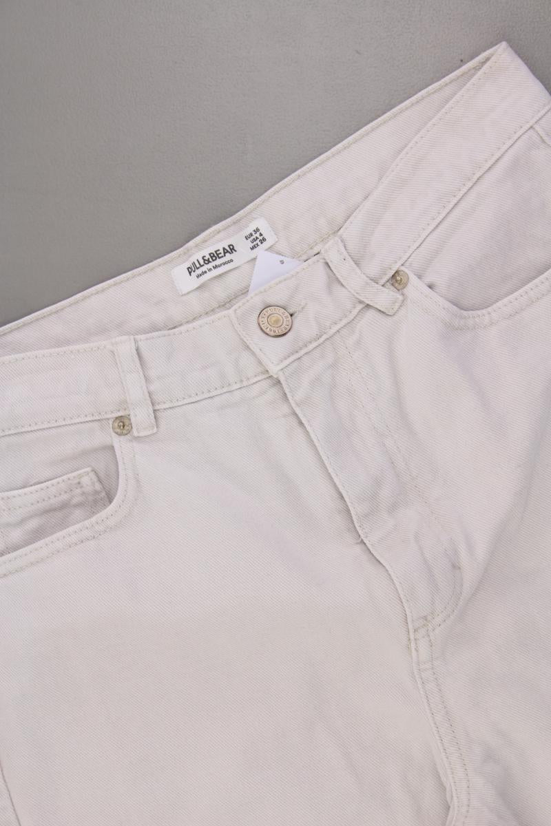 Pull&Bear 7/8 Jeans Gr. 34 creme aus Baumwolle - Image 2