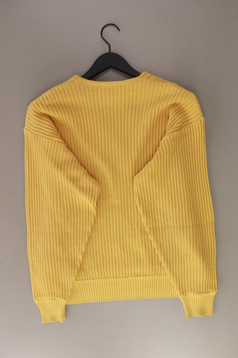 Carlo Colucci Wollpullover für Herren Gr. 50 Vintage gelb aus Schurwolle - Image 2