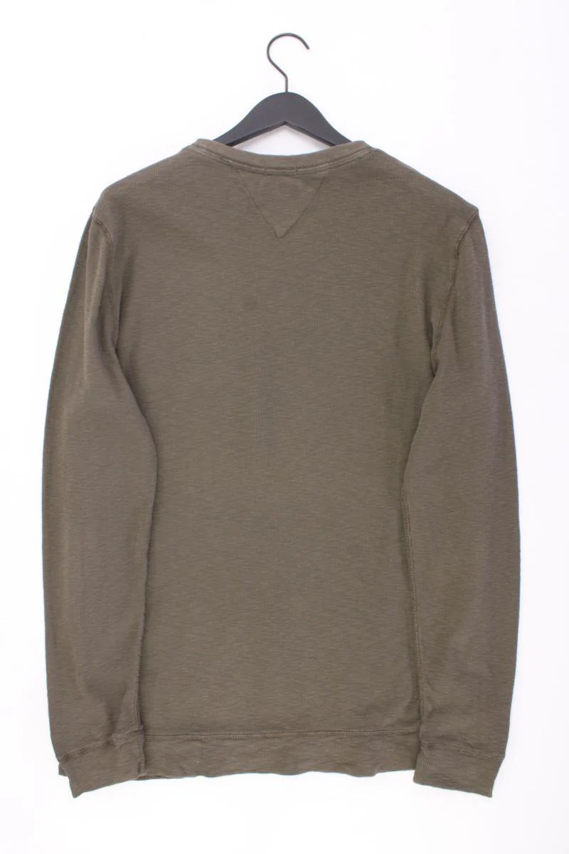 Hilfiger Denim Feinstrickpullover für Herren Gr. XL olivgrün aus Baumwolle - Image 3