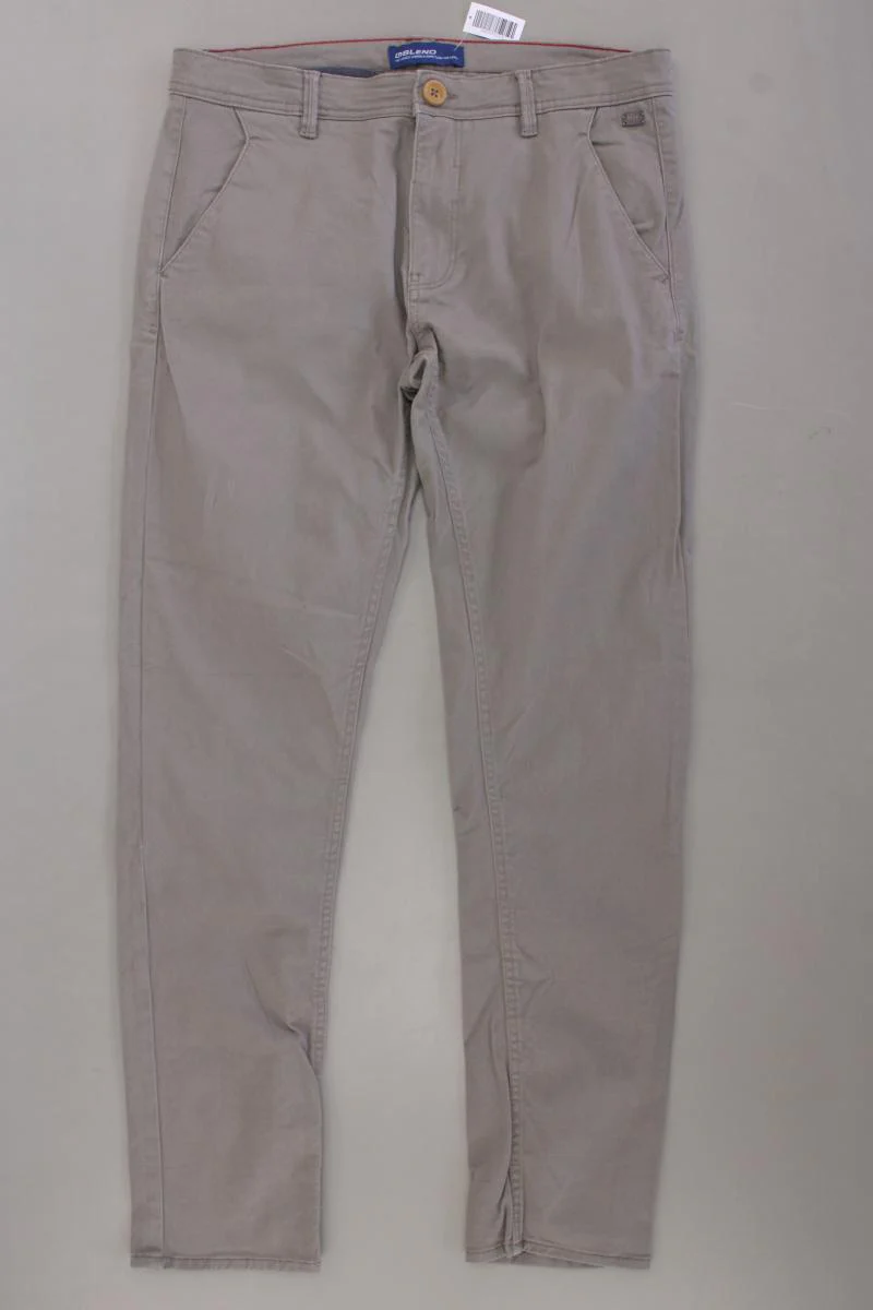 Blend Hose für Herren Gr. W32/L32 grau aus Baumwolle